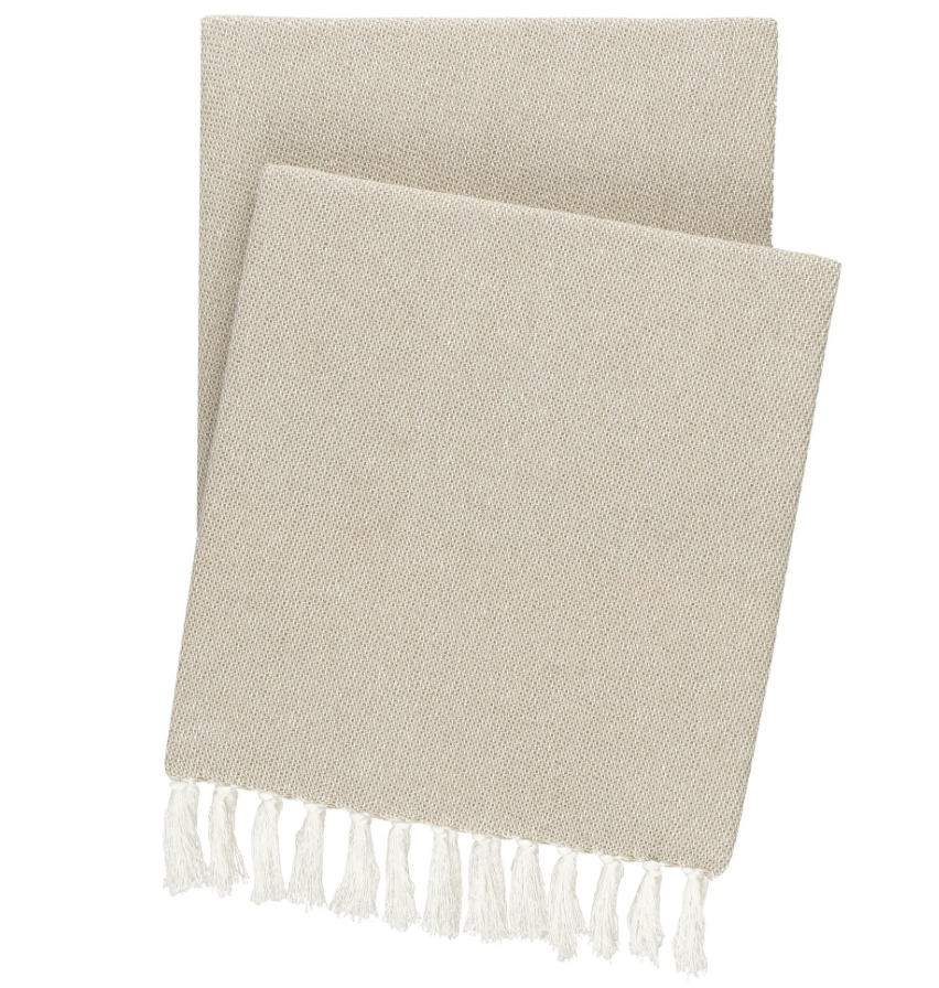 Logan Throw Blanket Sand