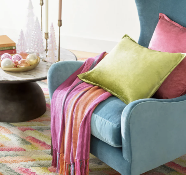 Pilar Throw Blanket Stripe
