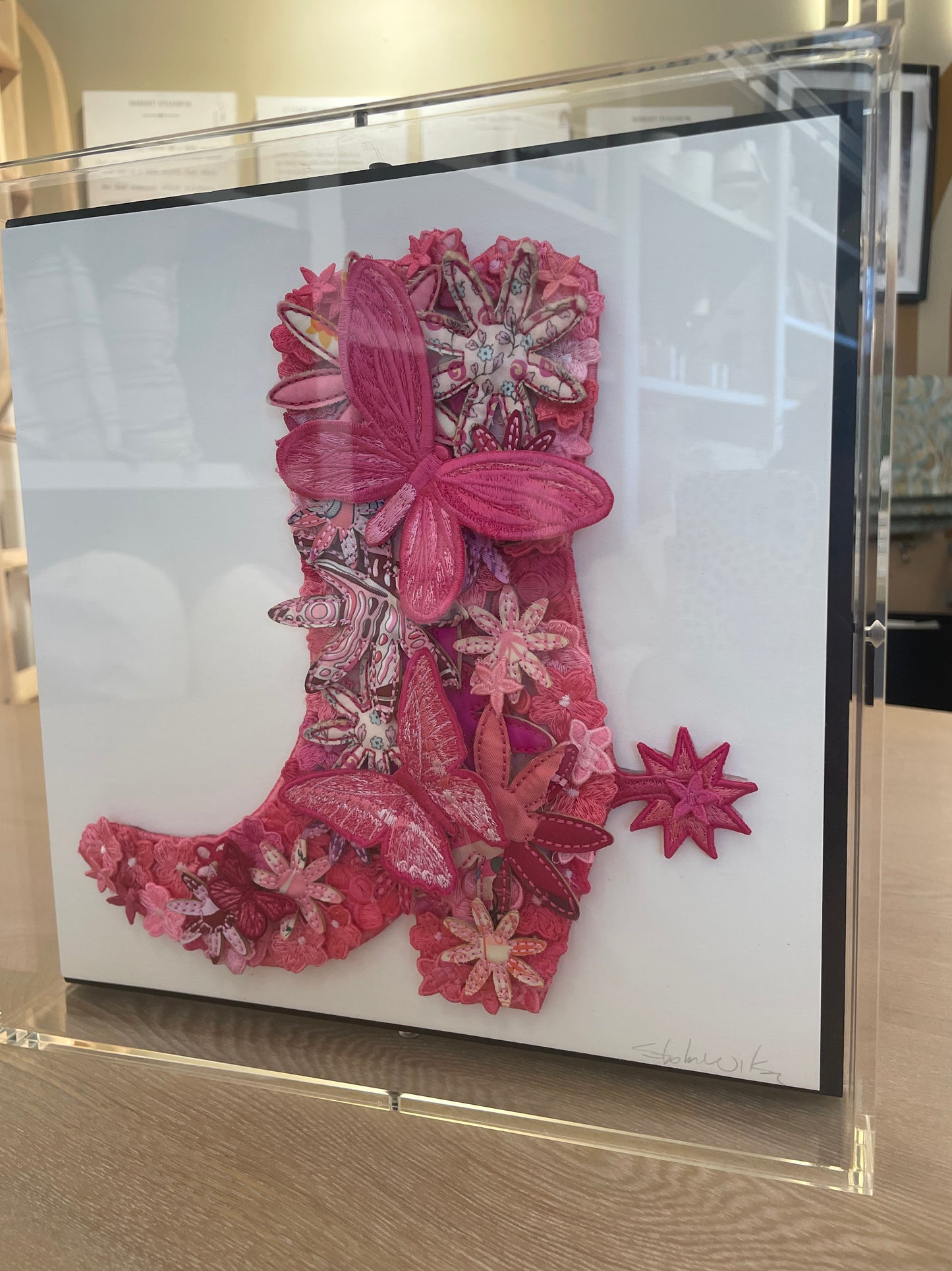 Stephen Wilson Gypsy Boot 12"x12"