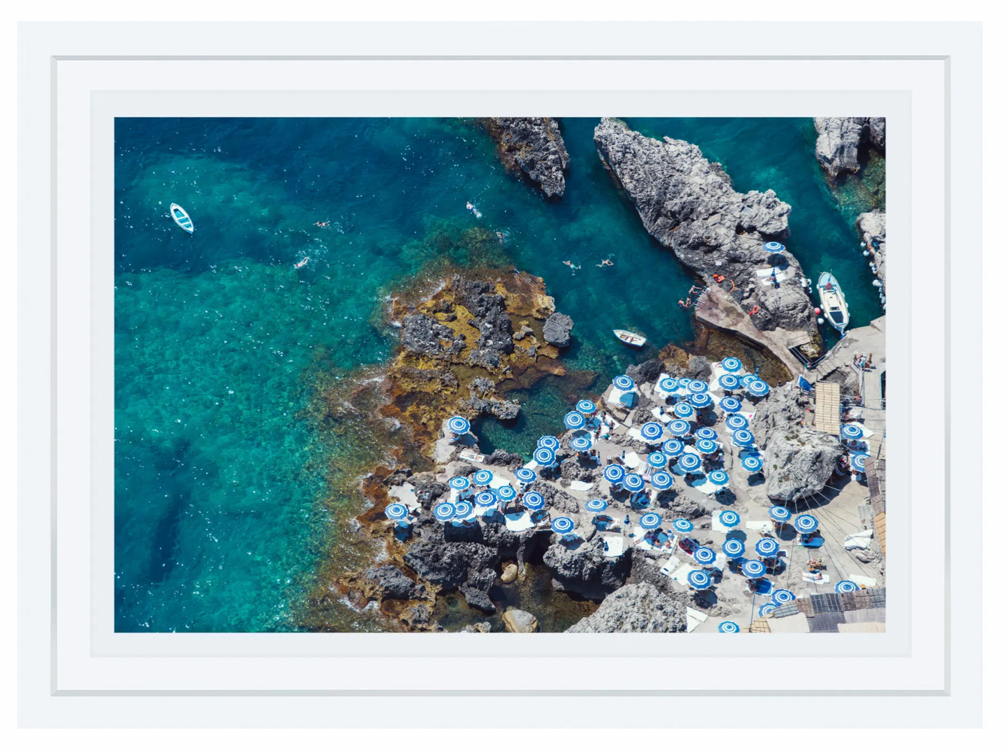 La Fontelina, Capri Framed Print