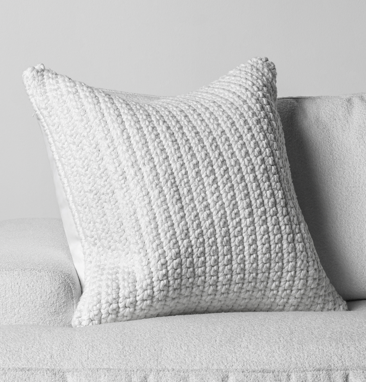 Prism Pillow White 22x22