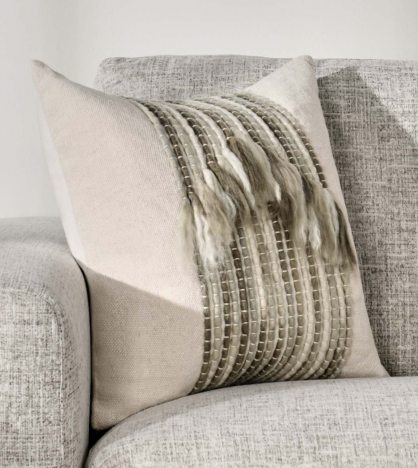 Ambrose Taupe Pillow 20x20