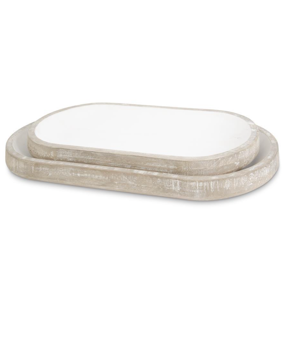 Large Paulownia Wood Tray