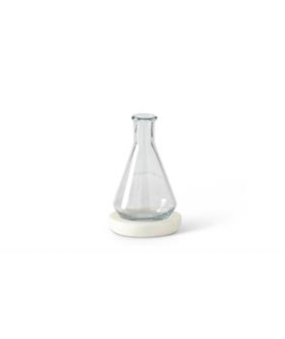Triangular Vase on Marble Base