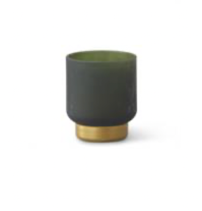 Small Frosted Green Container