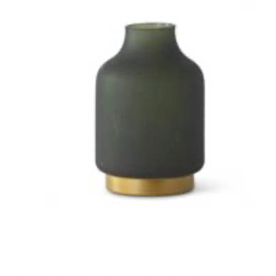 Large Frosted Green Container