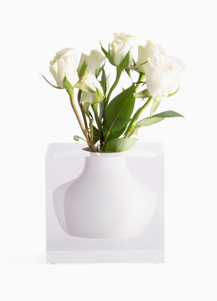 Doyers Bud Vase White