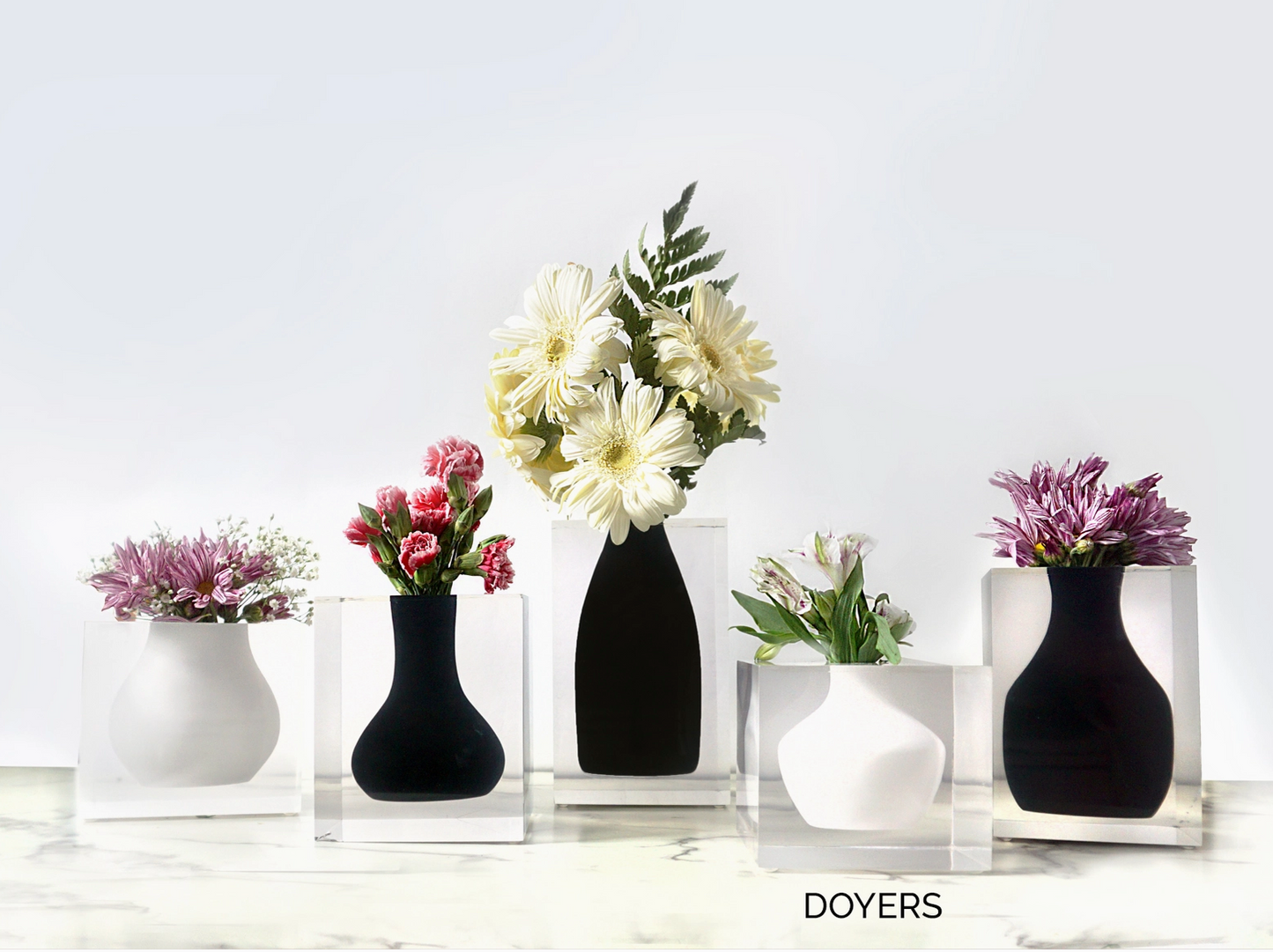 Doyers Bud Vase White