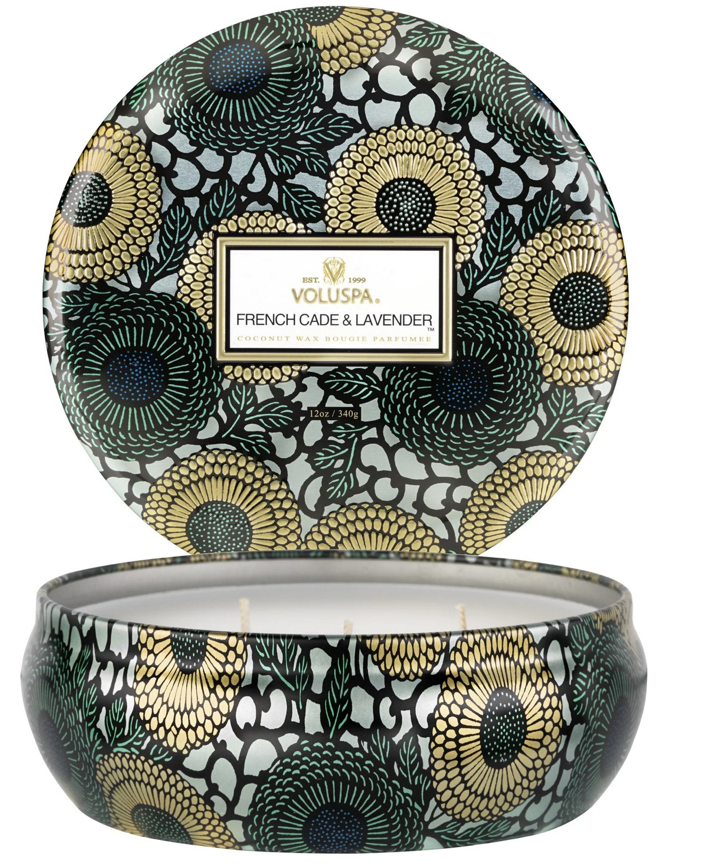 French Cade Lavender 3 Wick Tin Candle