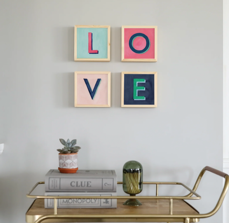 "L" Framed Print