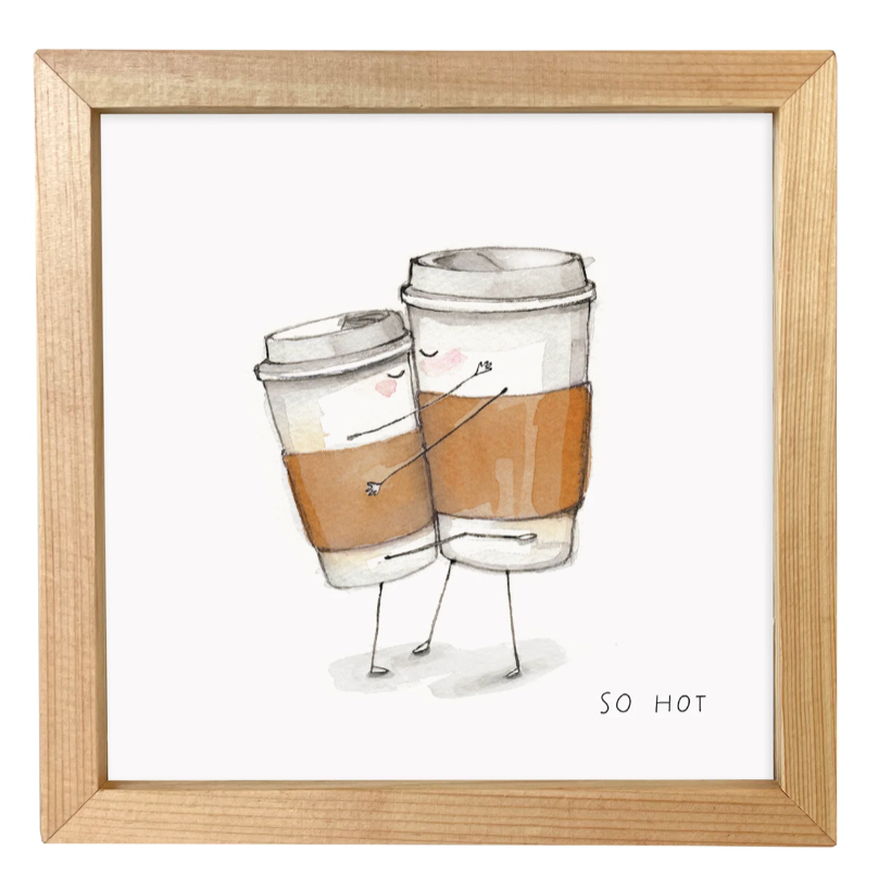 So Hot Framed Print