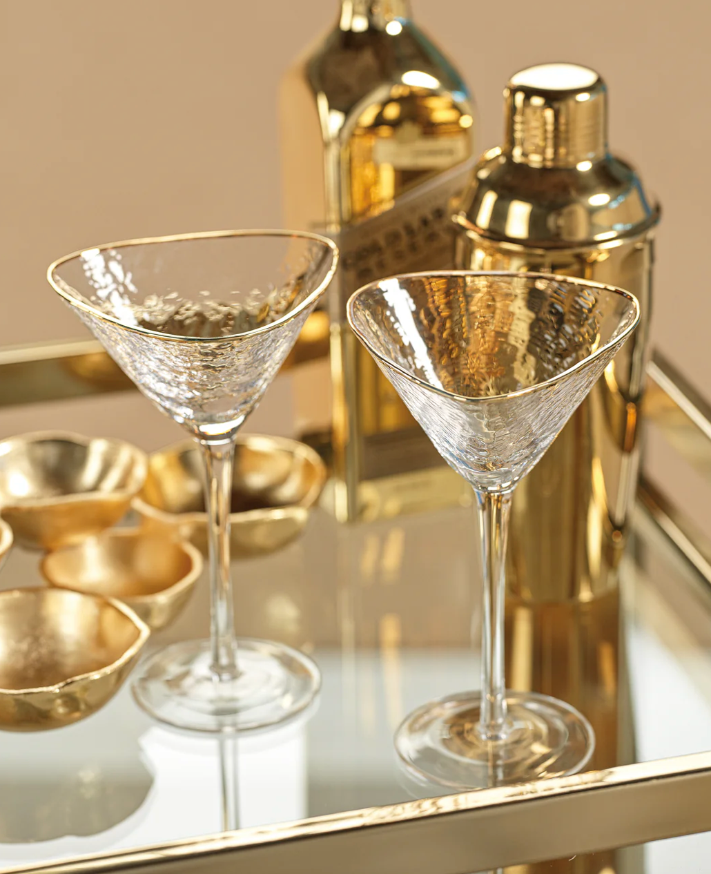 Aperitivo Triangular Martini Glass
