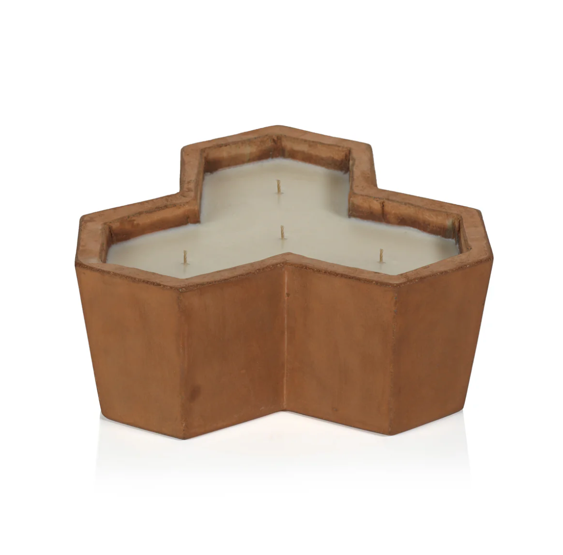 San Juan Honeycomb Concrete Outdoor Candle