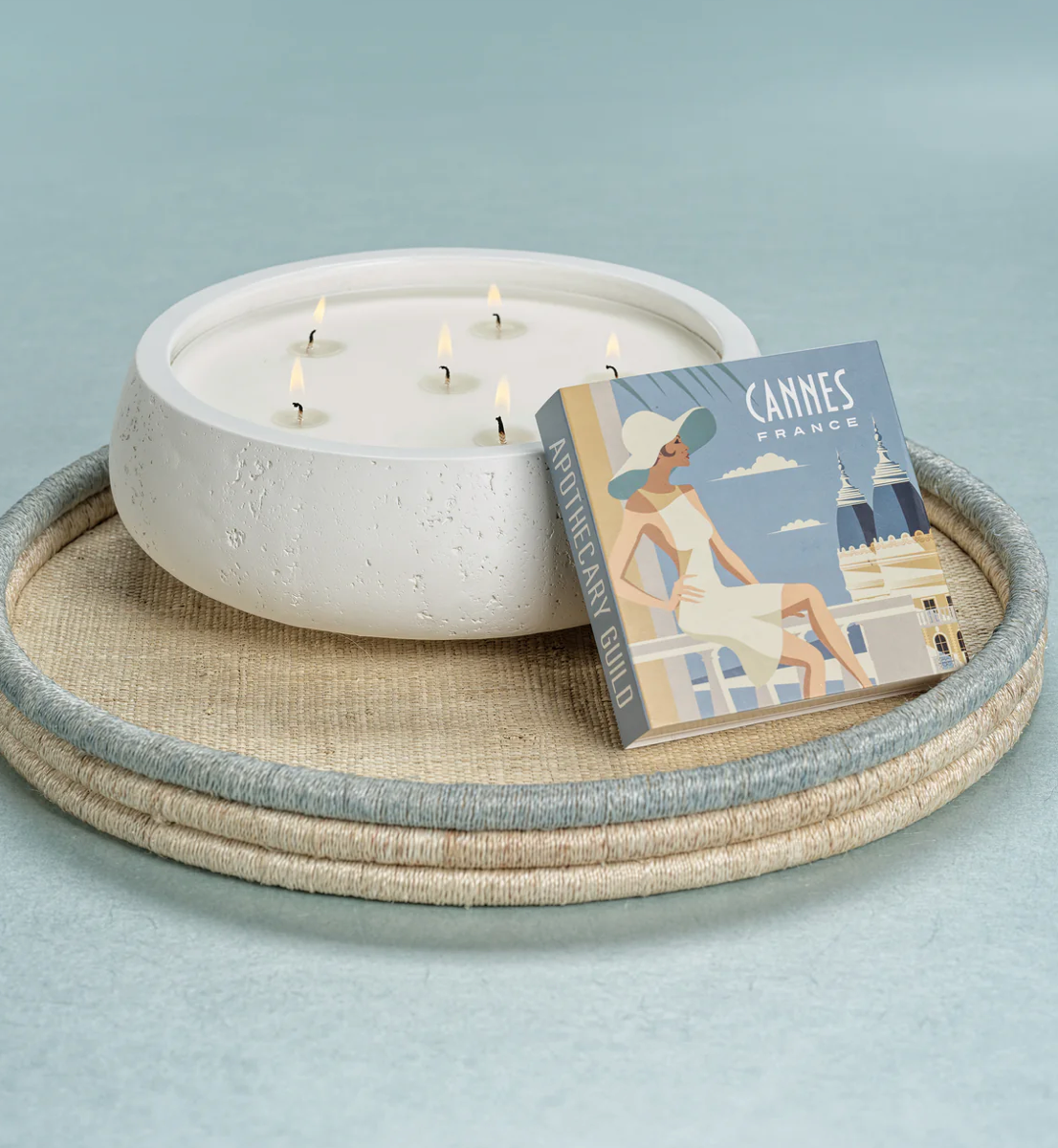 Cote d'Azur Concrete Candle