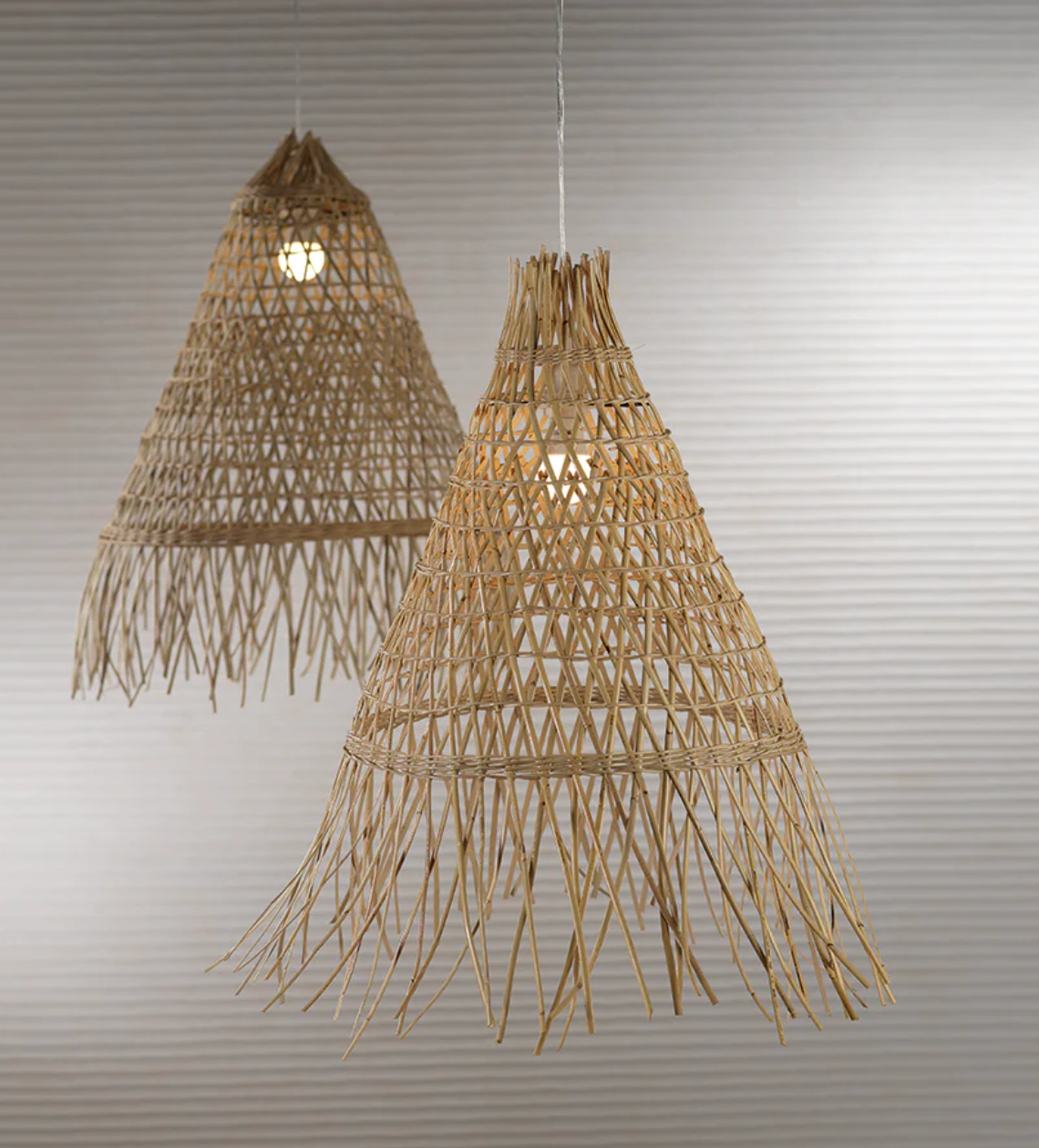 Perivolos Rattan Pendant Lamp - Large