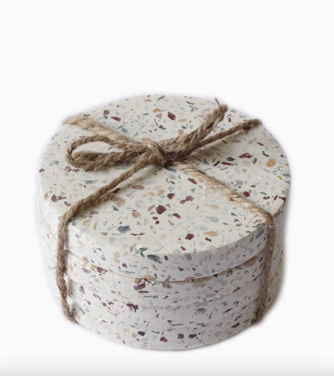 Terrazzo Round Coasters