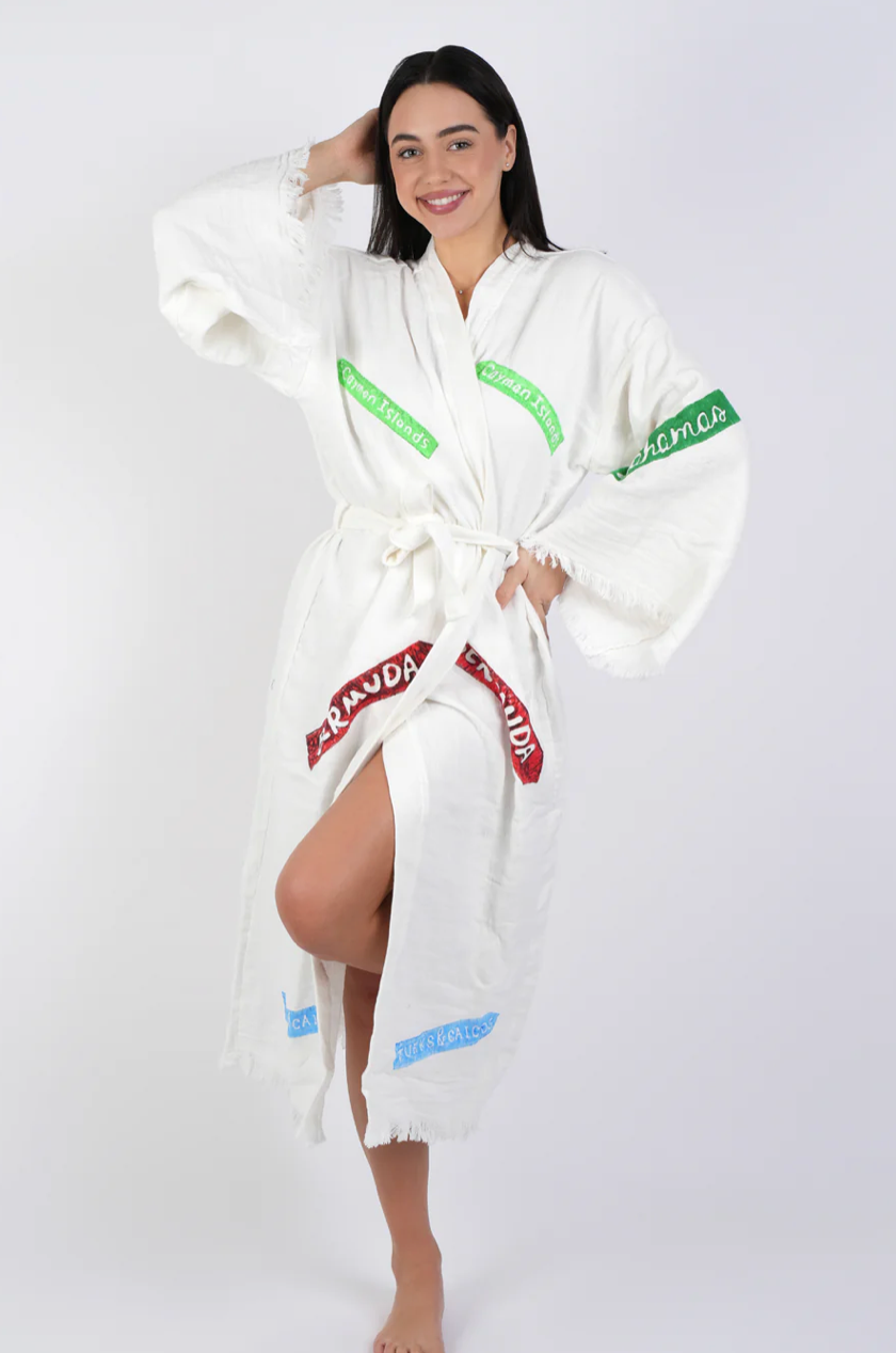 Kimono Robe - Caribbean