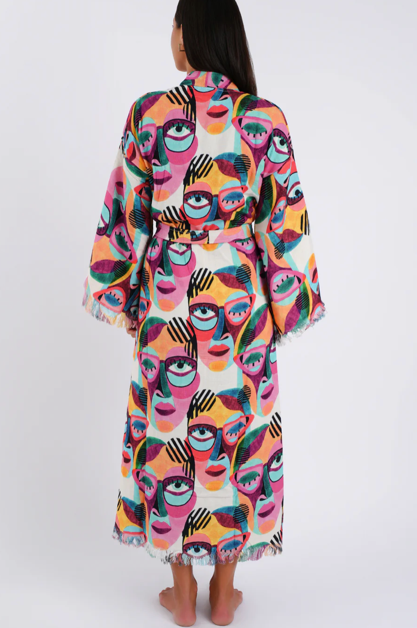 Kimono Robe - Picasso