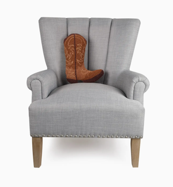Cowboy Boot Hook Pillow