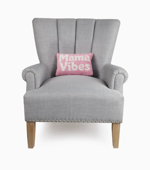 Mama Vibes Hook Pillow