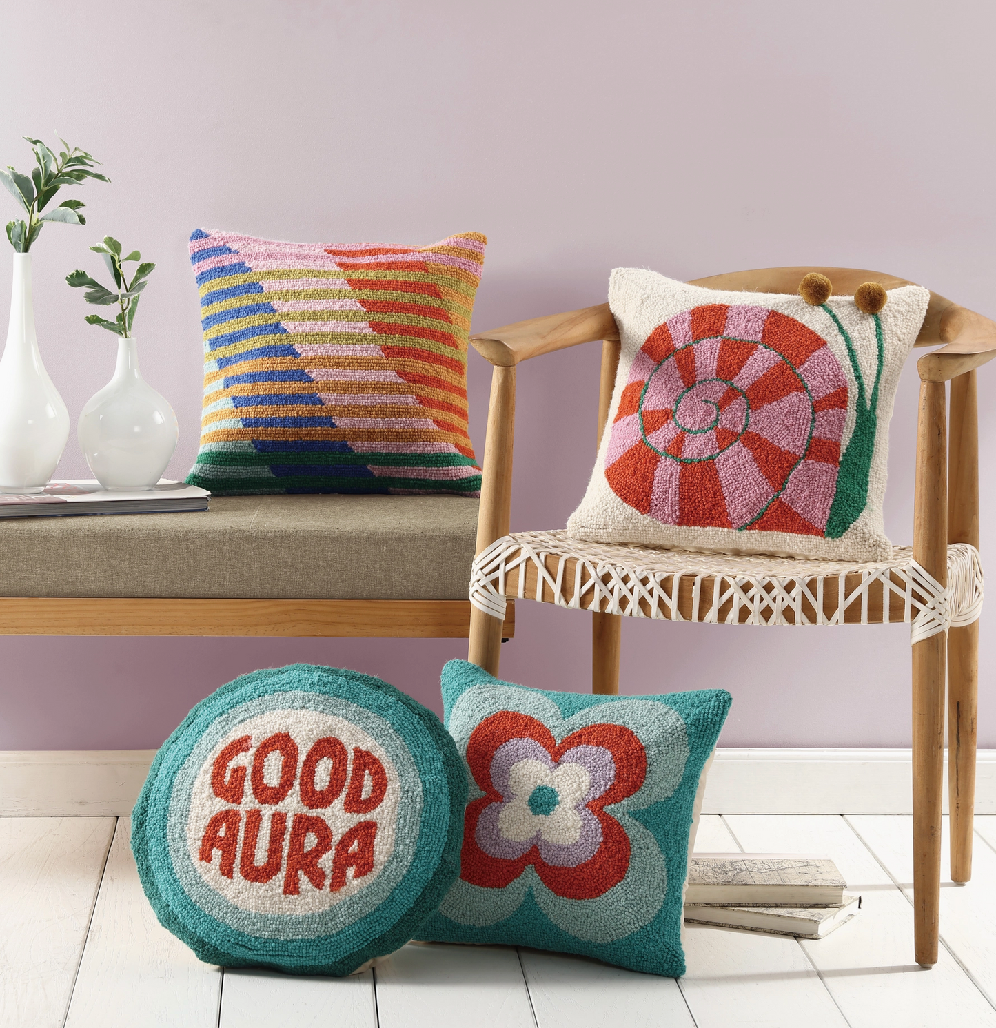 Good Aura Shaped Hook Pillow
