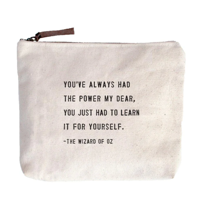 The Wizard of Oz Canvas Zip Bag