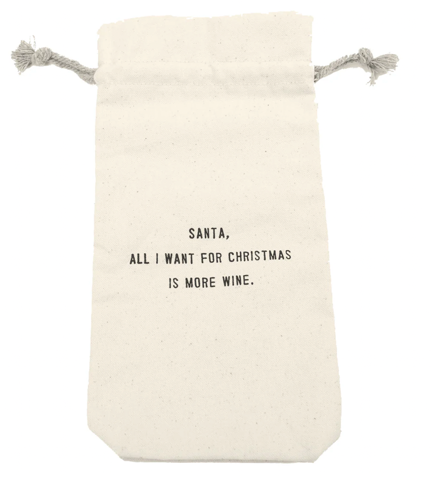 Wine Bag- All I Want For Christmas