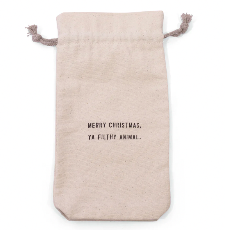 Wine Bag- Merry Christmas Ya Filthy Animal