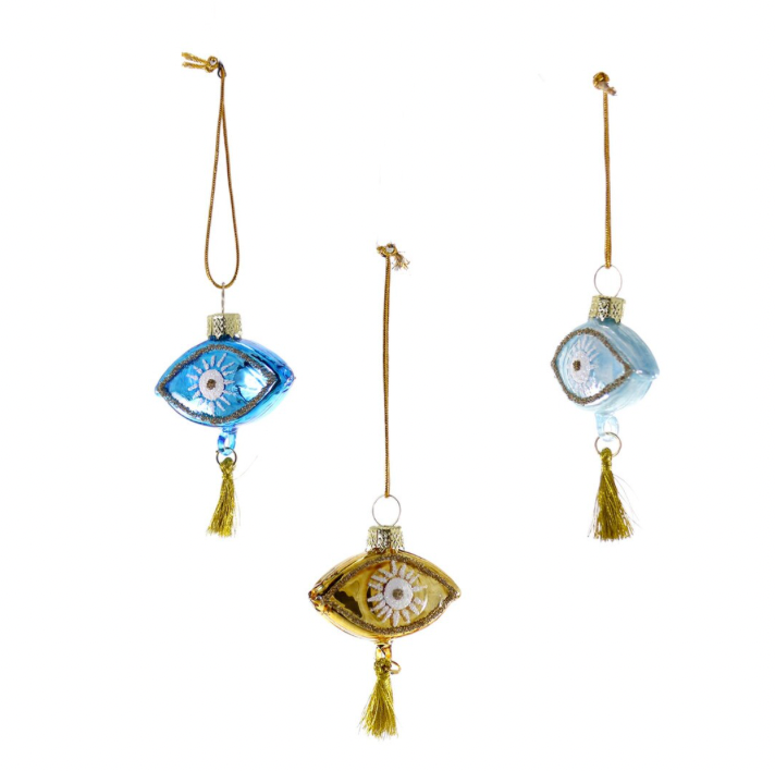 Gold Evil Eye Ornament
