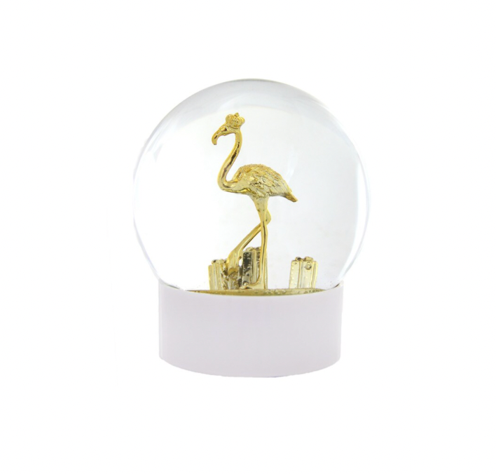 Flamingo Snowglobe