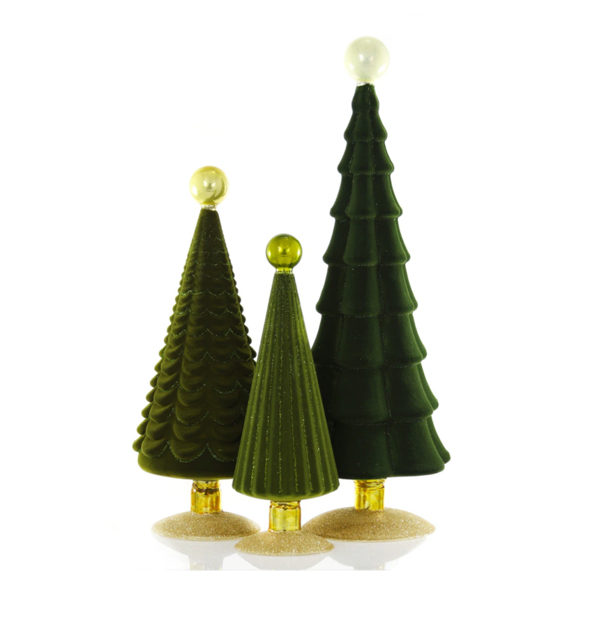 Small Green Velvet Tree