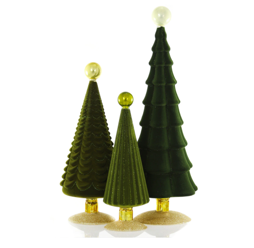 Large Green Velvet Tree