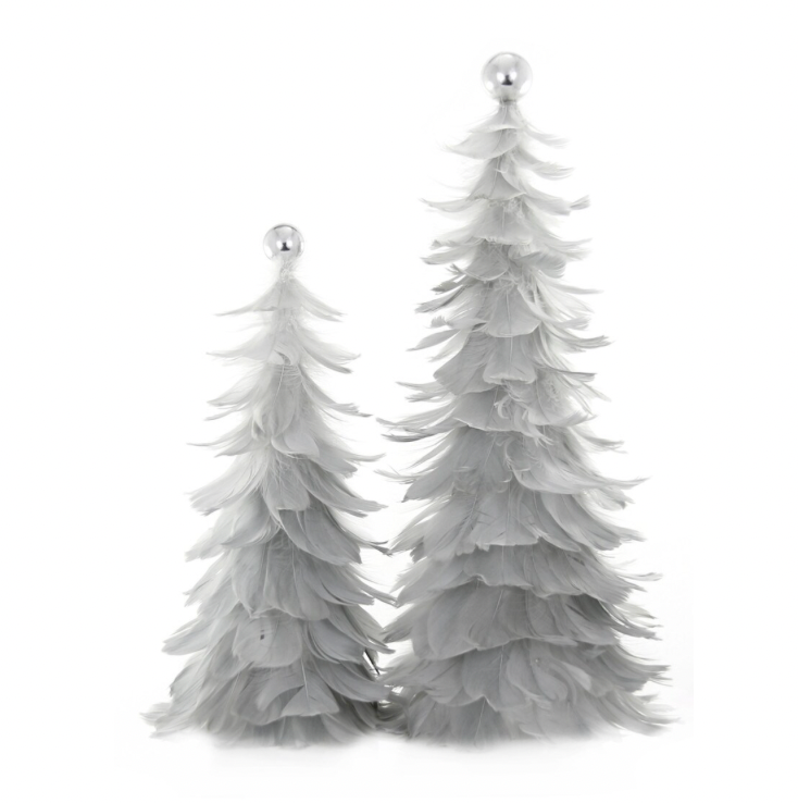 Large Grey Feather Tree