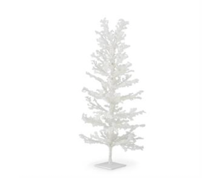 Large Glitter White Tree