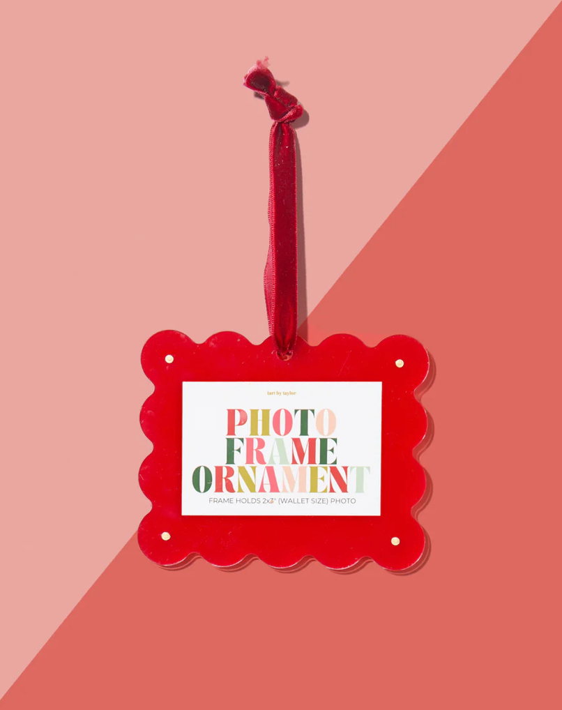 Red Frame Ornament