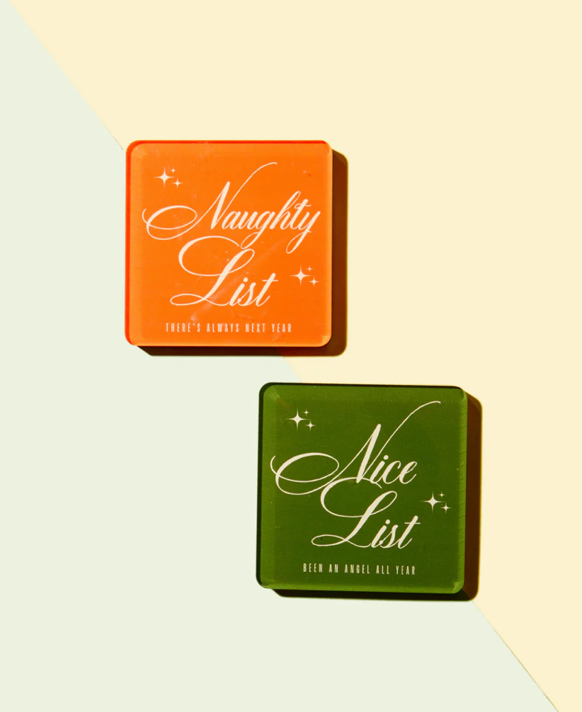 Naughty Nice Coaster