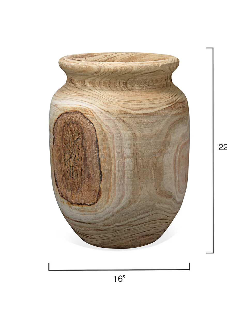 Topanga Wooden Vase