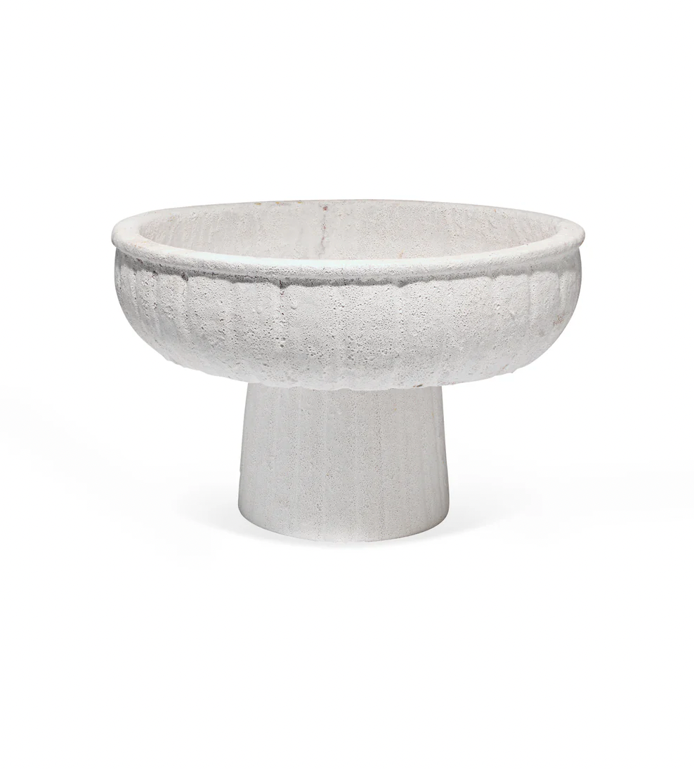 Aegean Pedestal Bowl, Large
