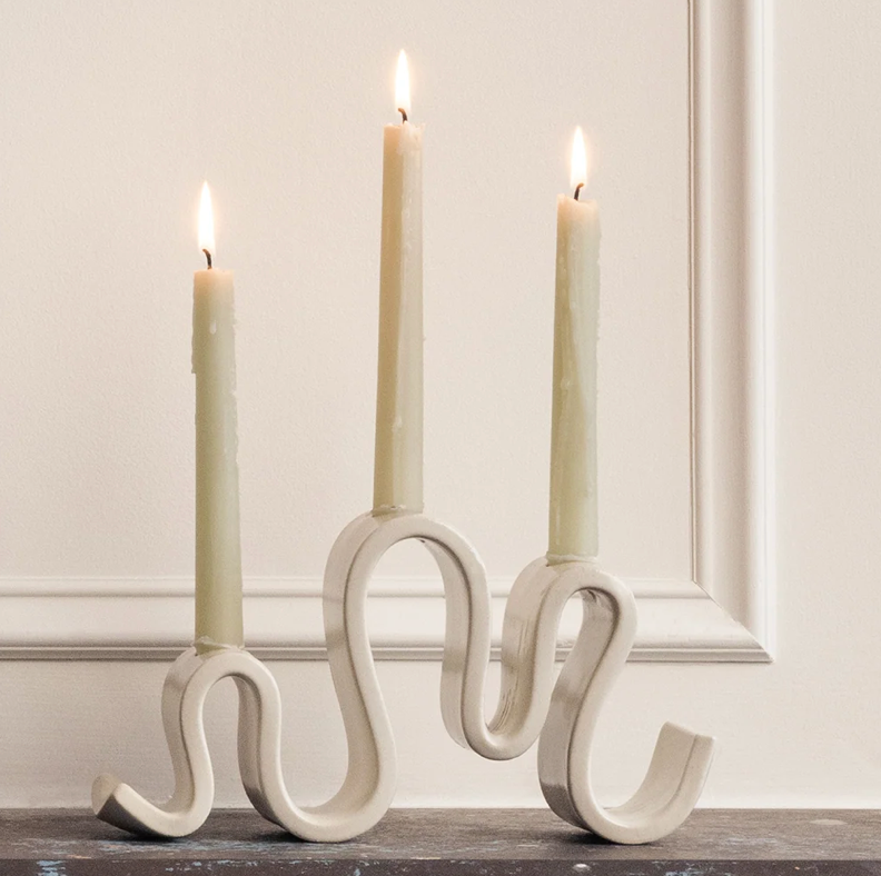 Wyat Candleabra, Cream