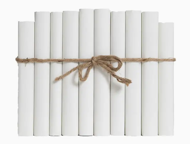 Off White- Decorative Book Bundle