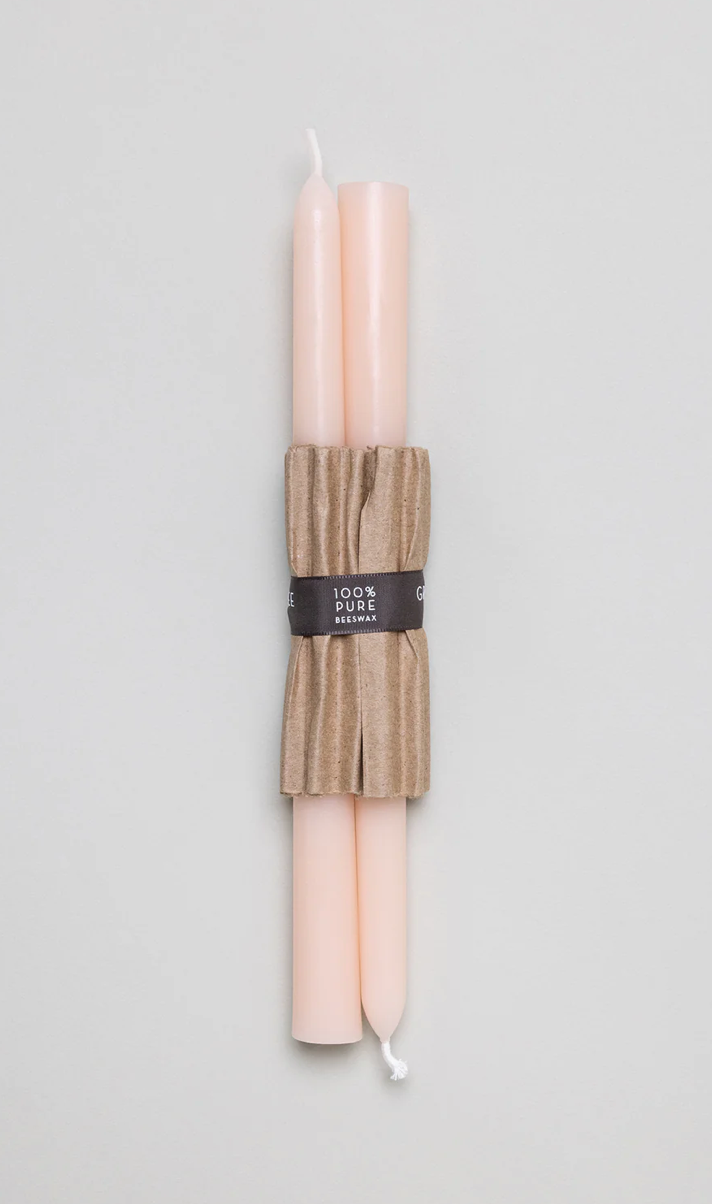 Taper Candles, Blush