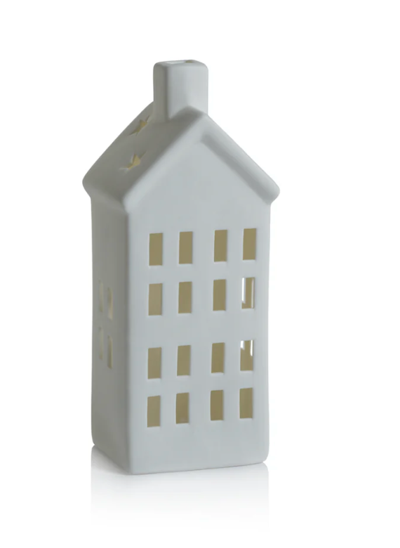 Tall LED Porcelain House