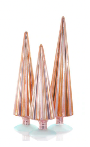 SML- Pleated Tree Blush Copper Set