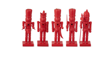 5 Inch Red Nutcracker Ornaments 5 Styles