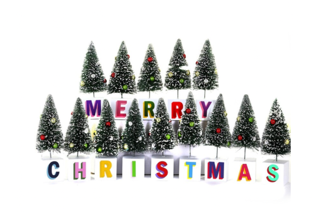 MERRY CHRISTMAS TREE SET