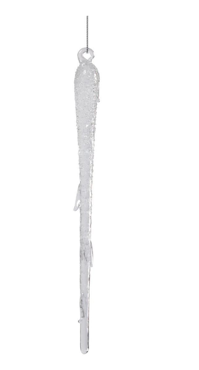 Md.-Clear Glass Icicle