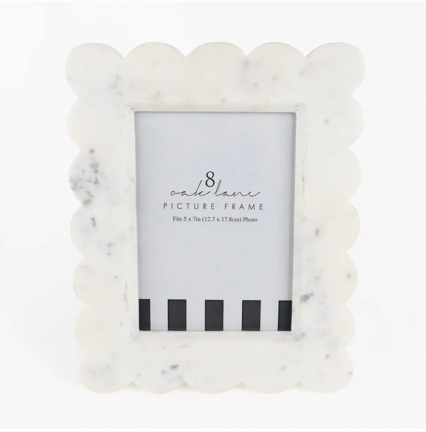 Marble Frame, Scalloped 5x7