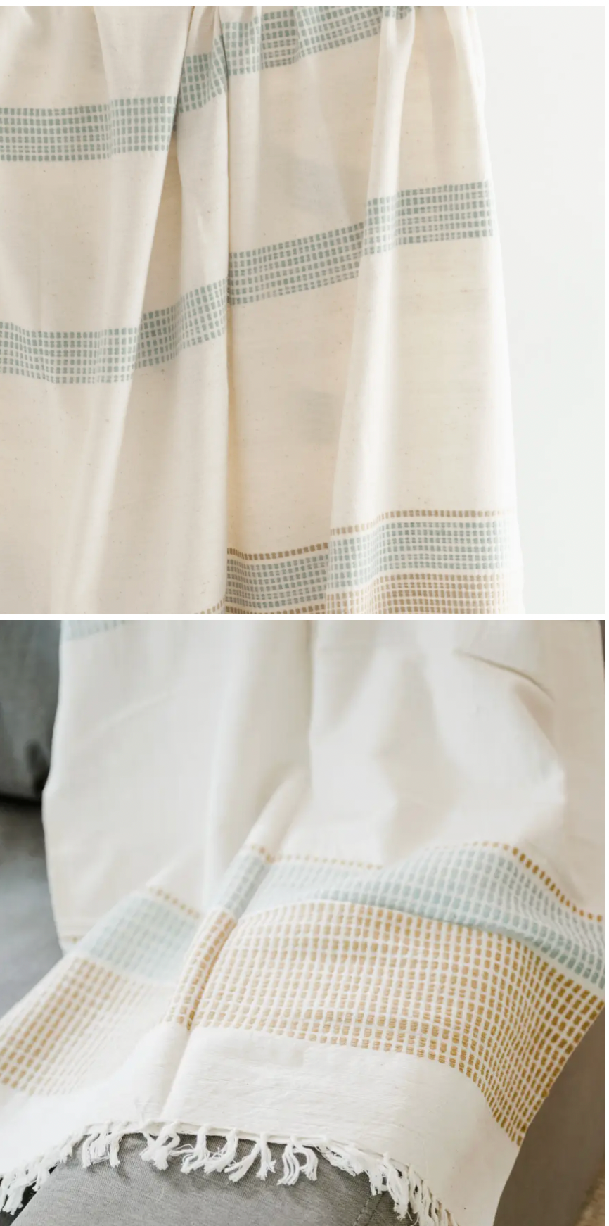 Sand Camden Cotton Throw