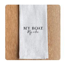 My Boat My Rules Towel