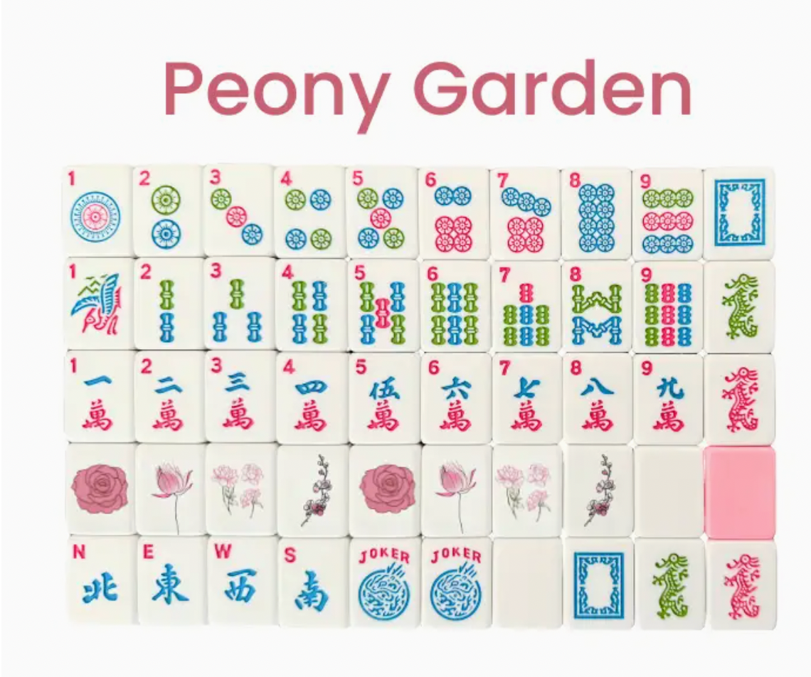 Peony Garden Mahjong Fullset